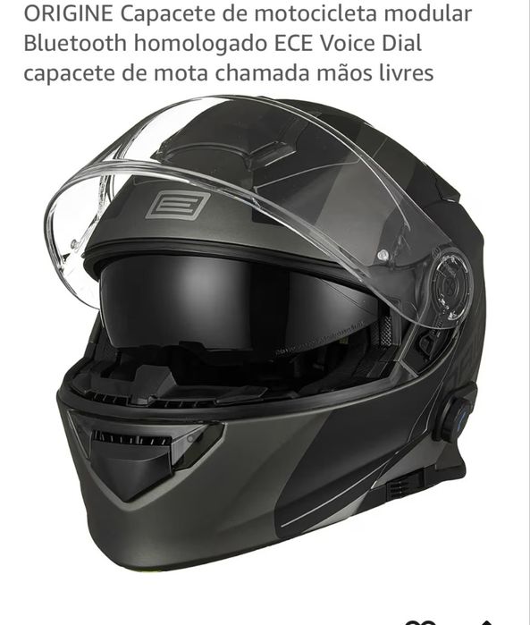 Capacete modular com Bluethot