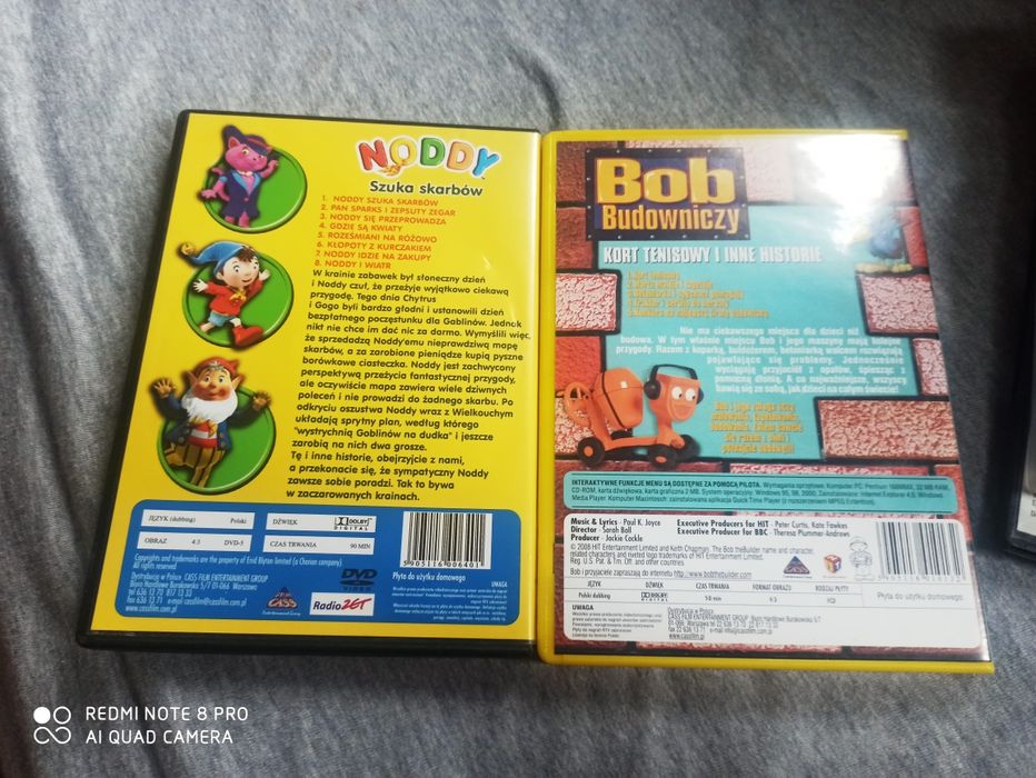 Płyta DVD Noddy szuka skarbów, Bob budowniczy