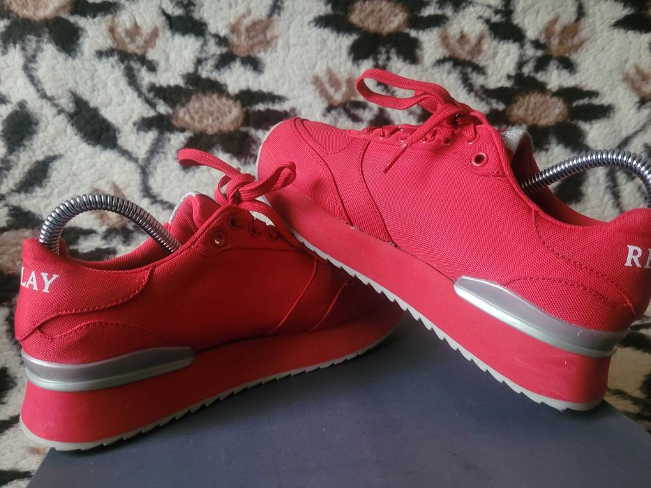 Super lekkie sneakersy na platformie Replay Penny wkł.24,5cm superstan