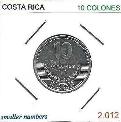 Costa Rica - - - - - Moedas