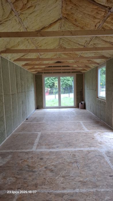 Domek mobilny całoroczny z płyty warstwowej 35m²
