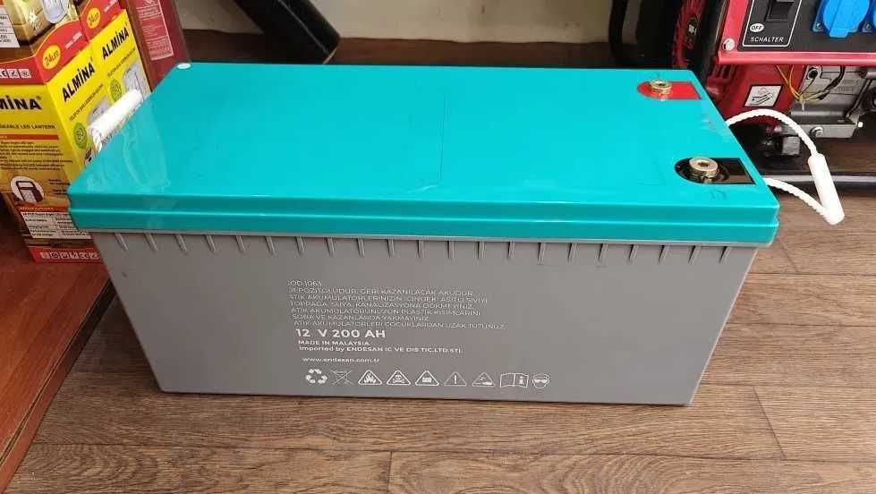 Аккумулятор Гель - 200А (2560Wh), 12V батарея GEL