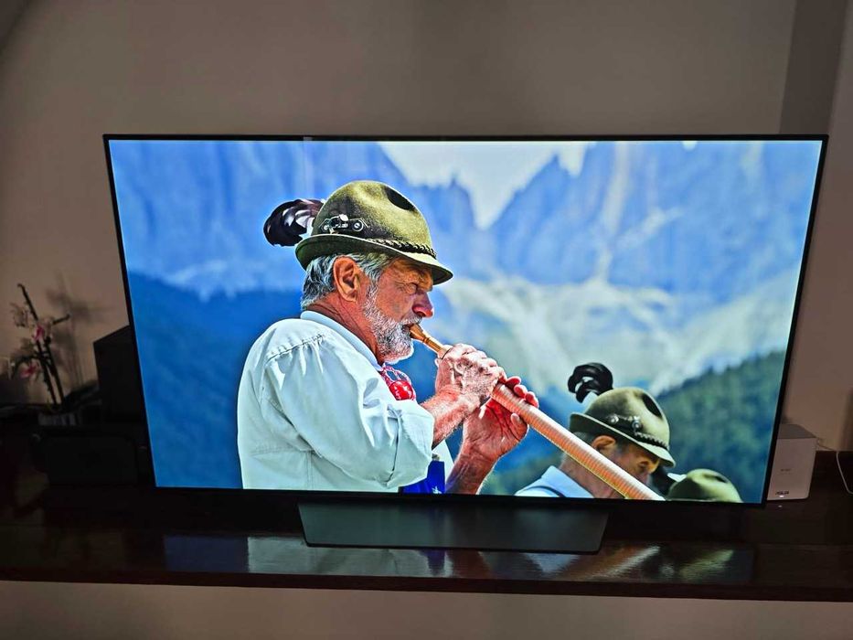 TV LG OLED B8 55 polegadas com sinais de desgaste (ver descrição)