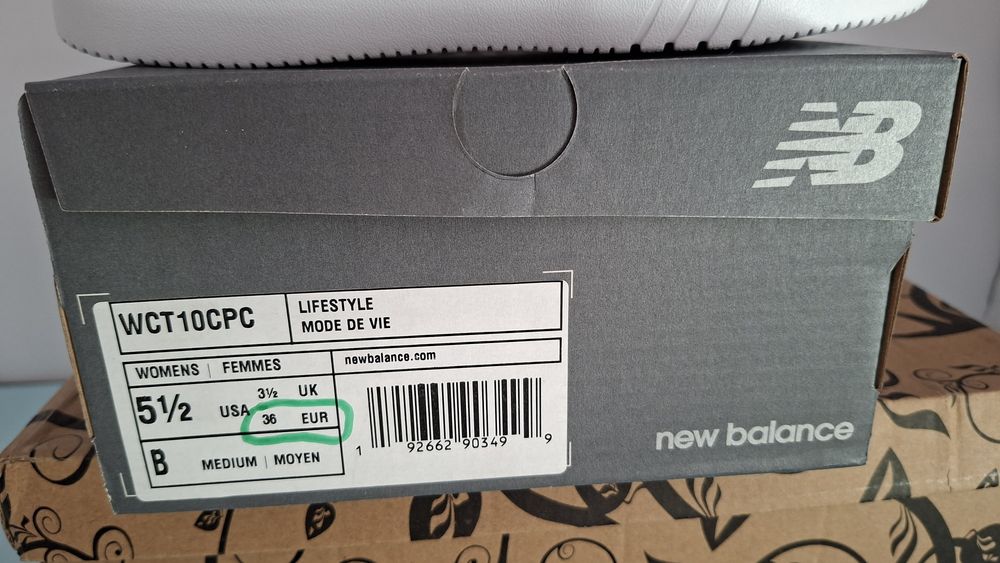 Sneakersy nowe damskie sportowe New Balance Rozmiar 36