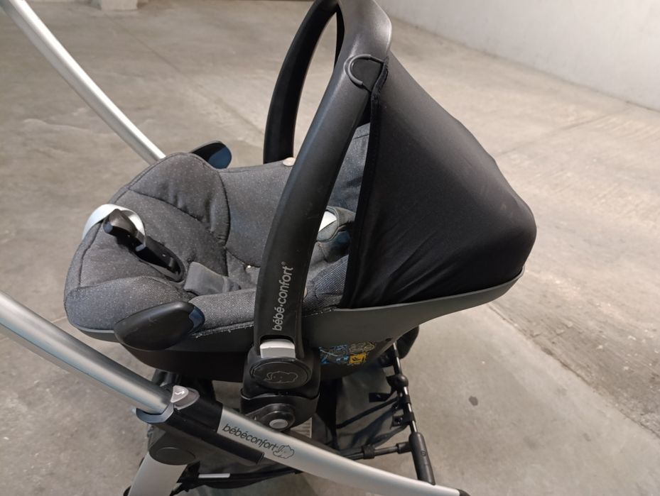 Carrinho + 2 ovos + isofix bebe confort