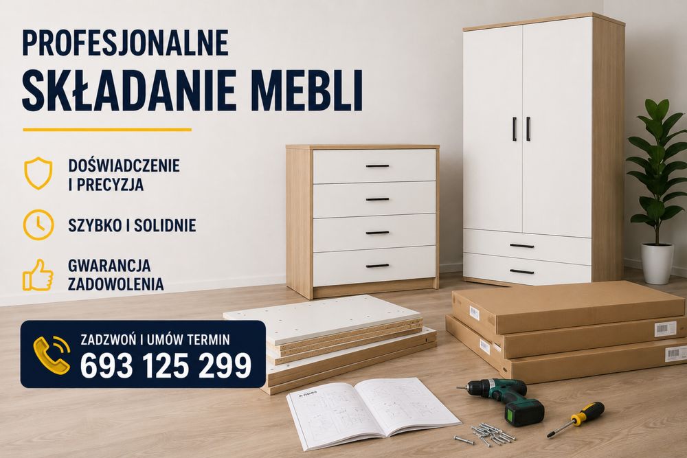 Składanie mebli.