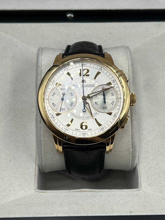 Złoty zegarek Maurice Lacroix Masterpiece 18k Chronographe