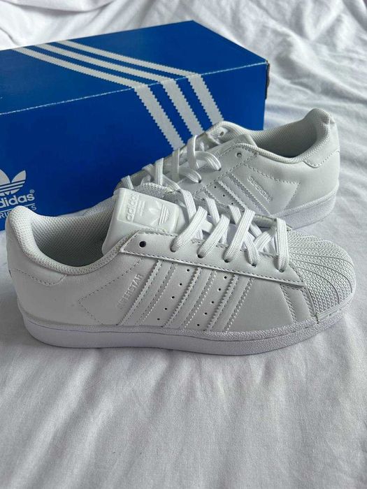 Adidas Superstar White кеди жіночі Адідас суперстар білі кросівки