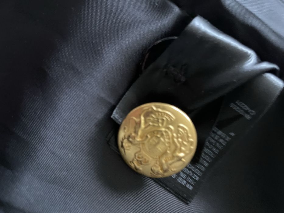 Plaszcz meski 48 granatowy