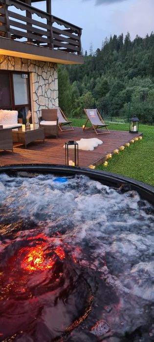 Domek w górach z jacuzzi