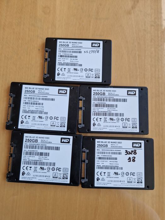 Ssd WD BLUE 250GB 3D NAND Ссд диски для ноутбука або системного блока