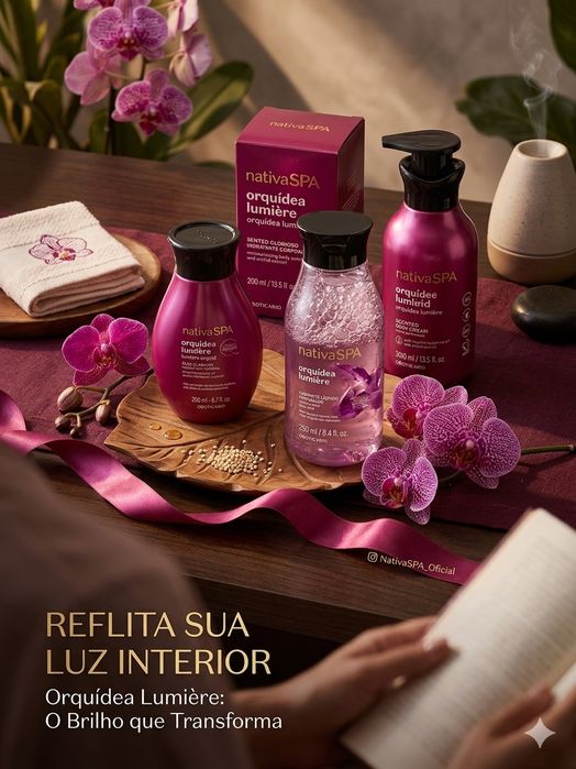 Hidratação Nativaspa orquídea lumier