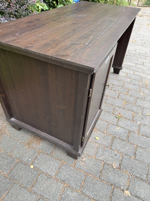 Biurko z litego drewna wymiary 140 x 85