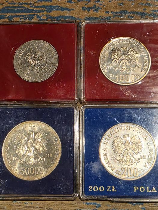Monety kolekcjonerskie jedna próba.