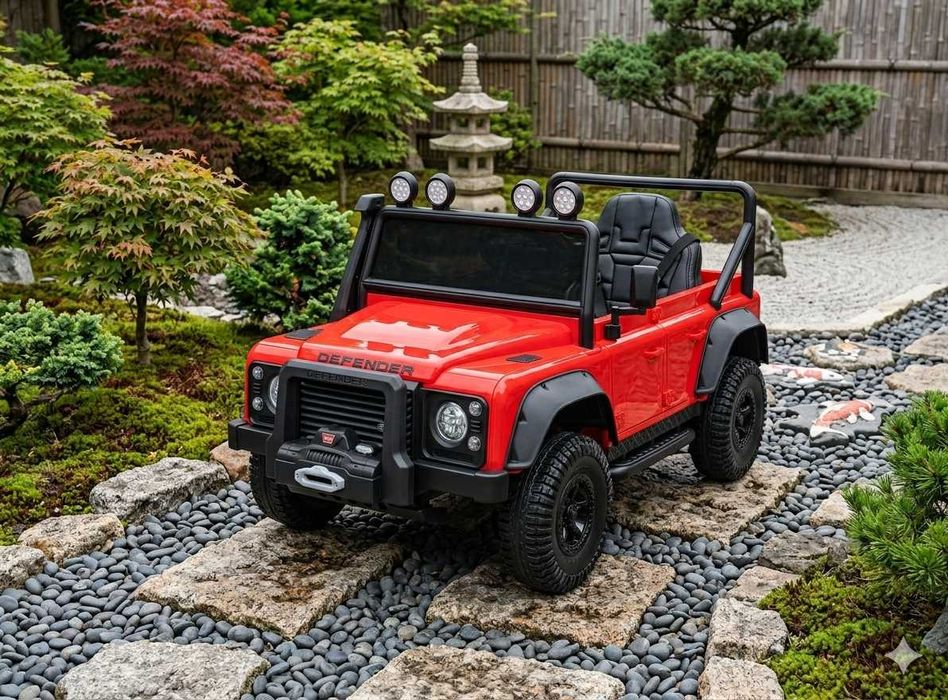 BAWIBUS.PL Autko na akumulator LAND ROVER DEFENDER jeep dla dzieci RC