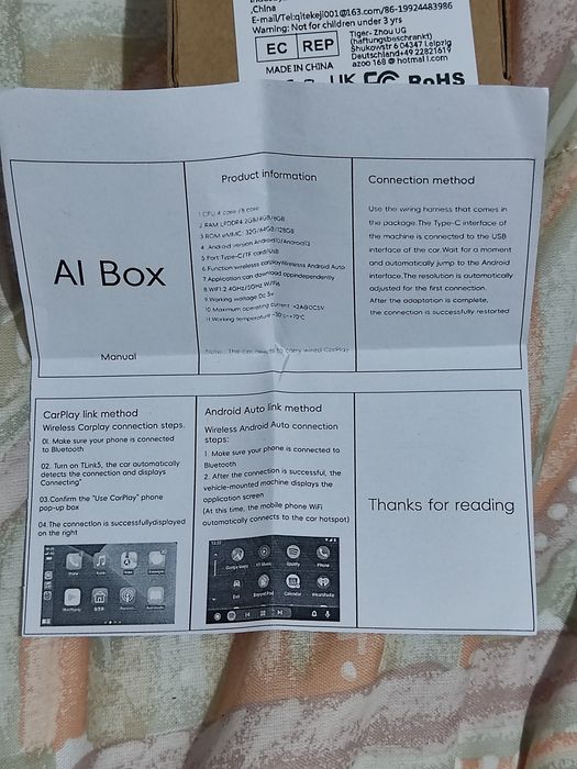 Adaptador Mini Ai box