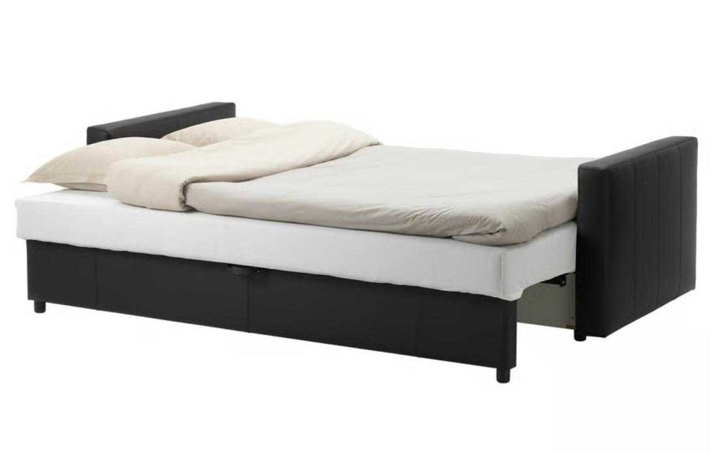 Sofá cama IKEA modelo FRIHETEN como novo, preto. Nunca usado como cama