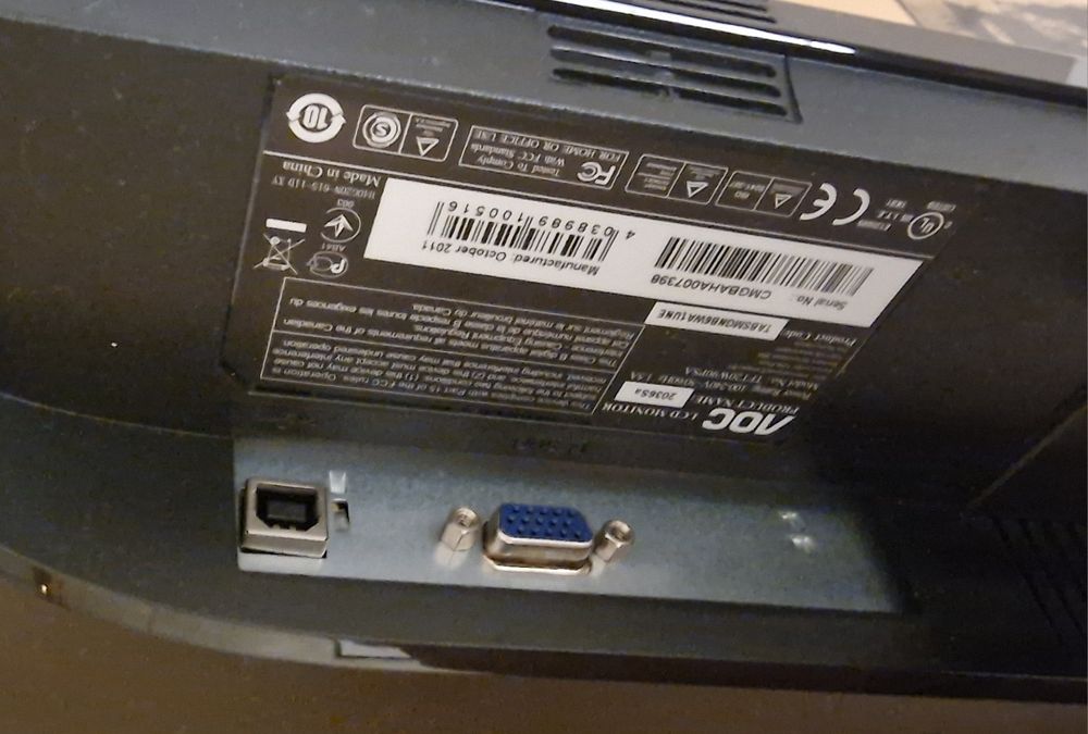 Monitor AOC LCD 20 cali