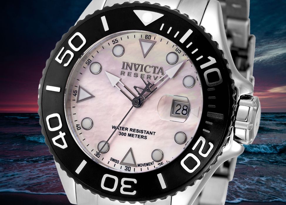 大内 Годинник Invicta 48503 Reserve Grand Diver 52 mm. 300 MT. SWISS: 7