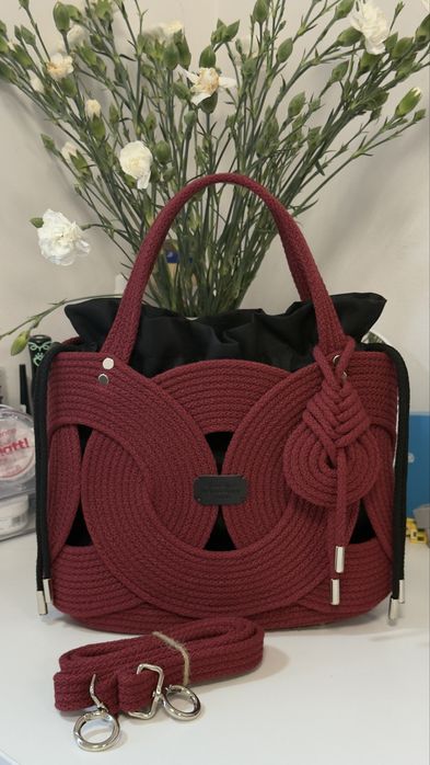 Totebka z bawełnianego sznurka