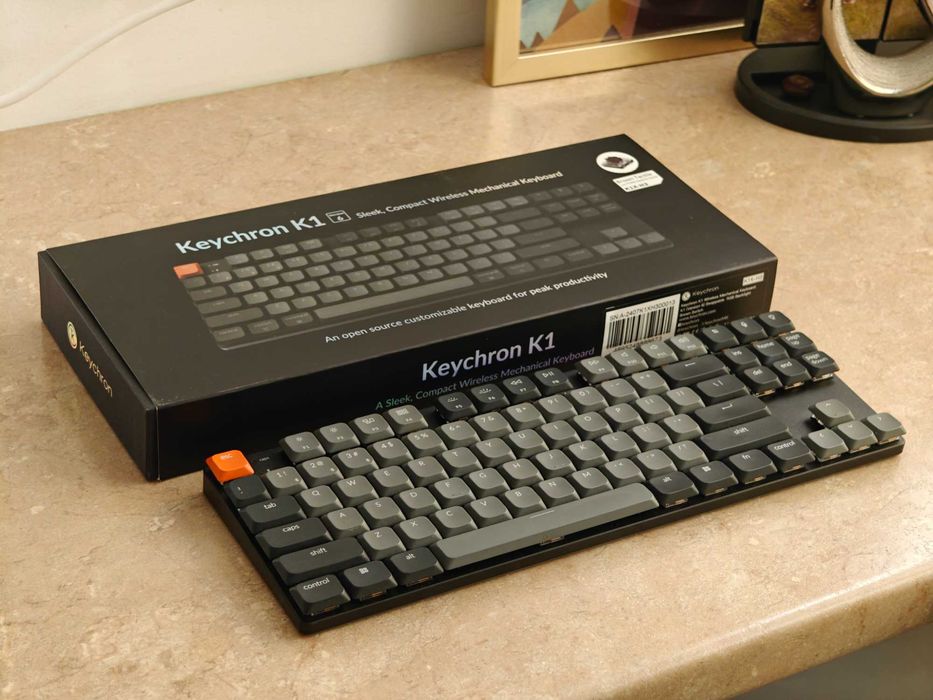 Klawiatura Keychron K1X Low Profile Brown Switch RGB HS TKL 80%