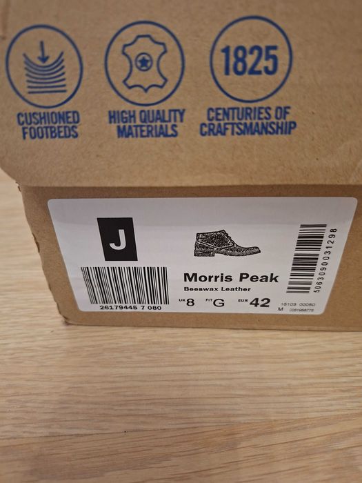 Ботинки осенние Clarks 42 размер