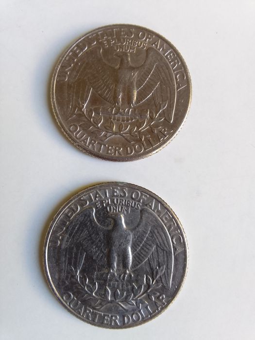 .4 moedas Quarter Dollar USA