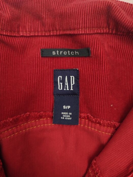 Вінтажна вільветова куртка Gap розписана вручну