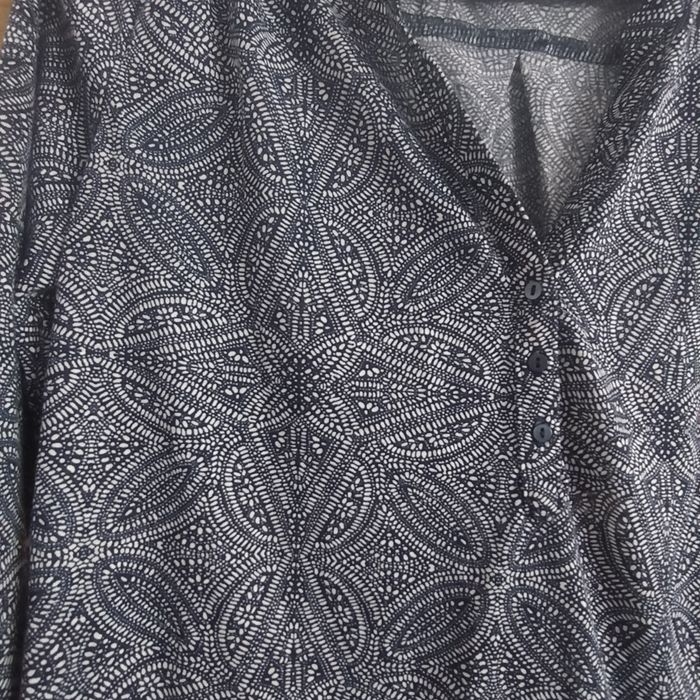 Elegancka bluzka koszula z rękawem 3/4 h&m
