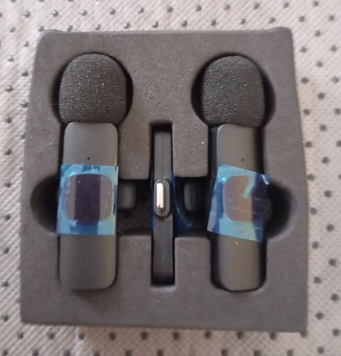 Zestaw  2 mikrofonów do iPhone nowy