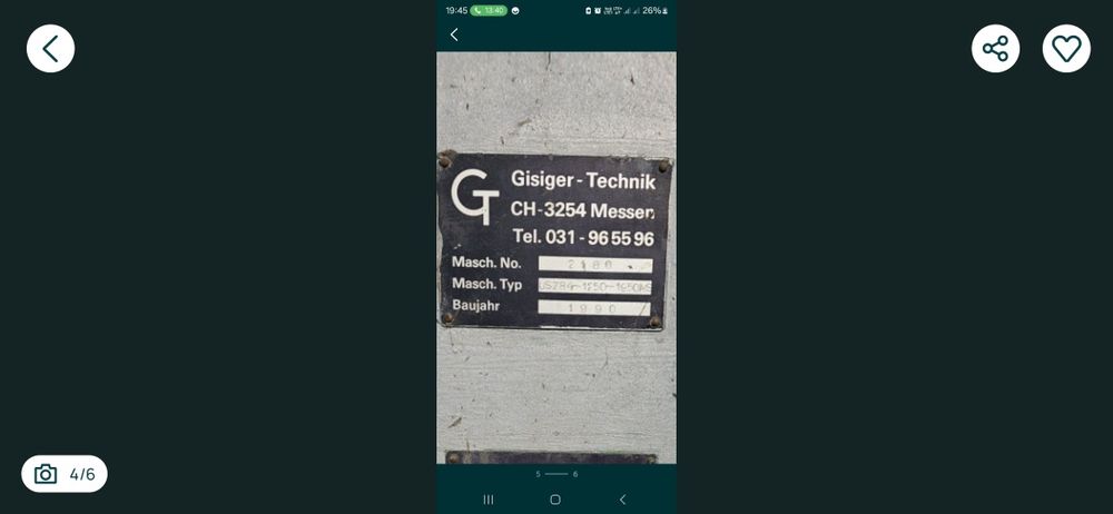 Młyn bijakowy Gisiger GT Zesor AG 355kW