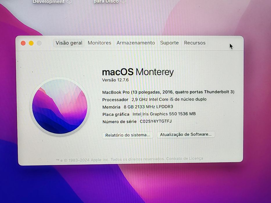 Macbook Pro 13" 2016