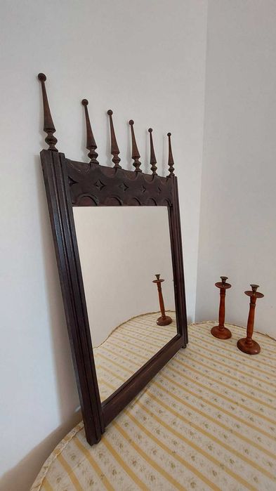 Conjunto de quarto casal  em madeira maciça