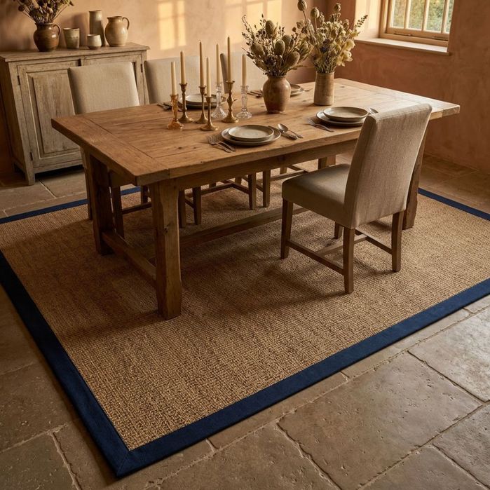 Sisal carpet.         .64729877983363121