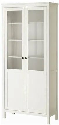 Biala witryna regal hemnes ikea