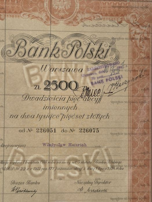 Stare polskie obligacje