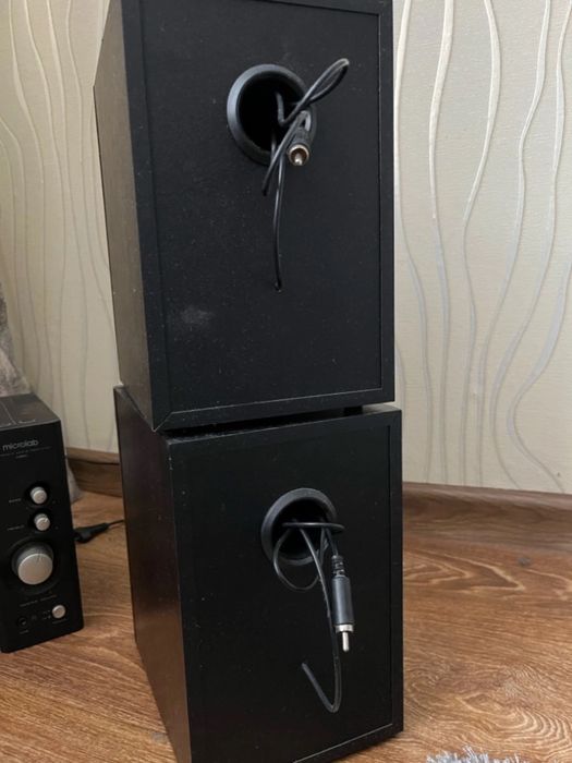 Стереосистема Microlab A-6201 2.0 з дерев'яним корпусом MDF