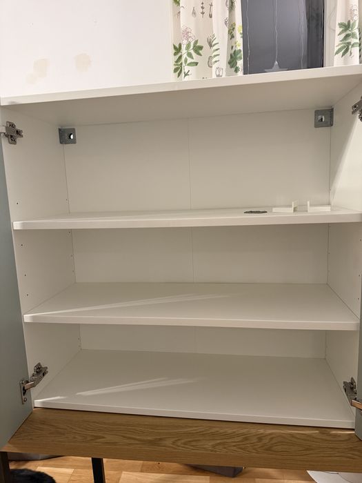 Szafka wisząca  Ikea 80x30x75 kolor drzwi miętowy, obudowa biała