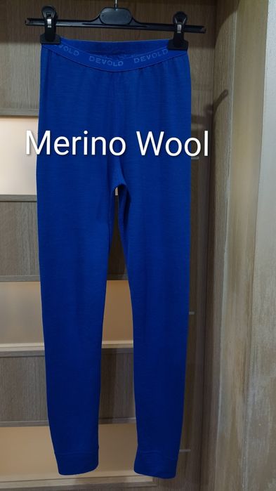 Getry legginsy termiczne wełniane, Merino Wool wełna Devold 164