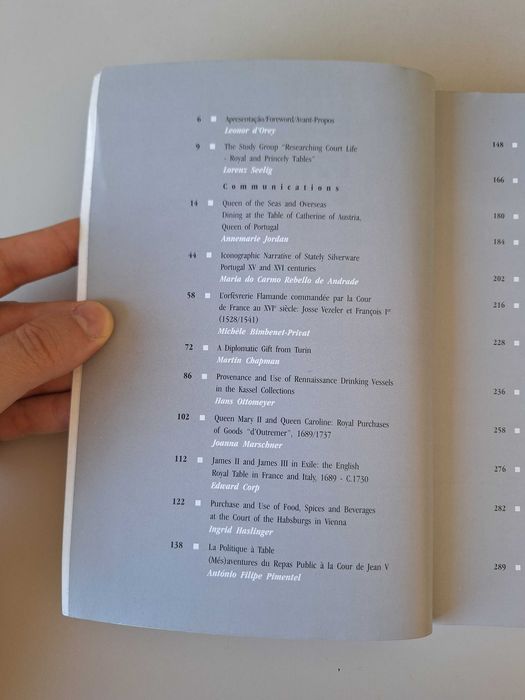 Mesas reais europeias. Actas do Simpósio Internacional, MNAA, 1996