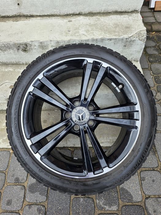 Felgi aluminiowe 18 Mercedes oryginalne + opony zimowe