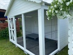 Kojec dla psa drewniany