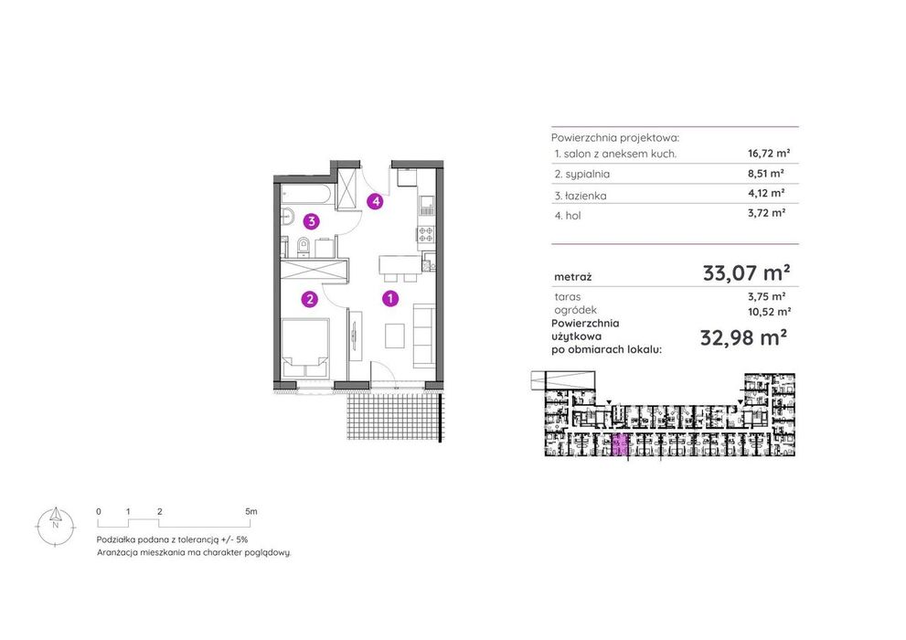 OKAZJA! 2 pok. 33 m² + OGRÓDEK! Gotowe do odbioru! Zapytaj o inne! - Widok 2