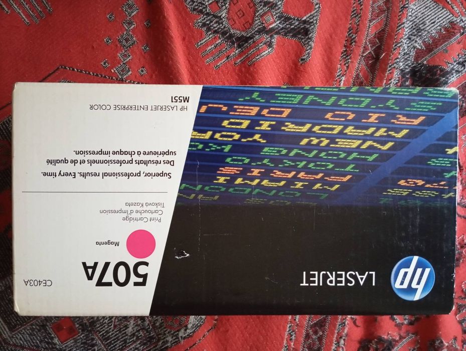 HP 507A magenta CE403A катридж