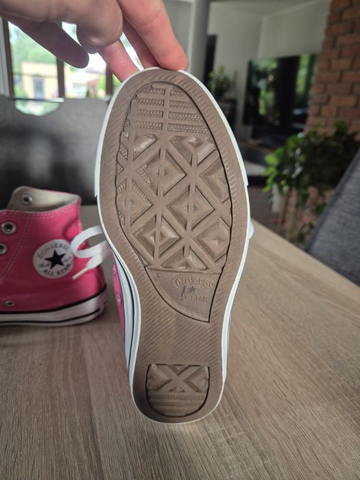 Trampki Converse rozm 36, wkładka 22,5 różowe