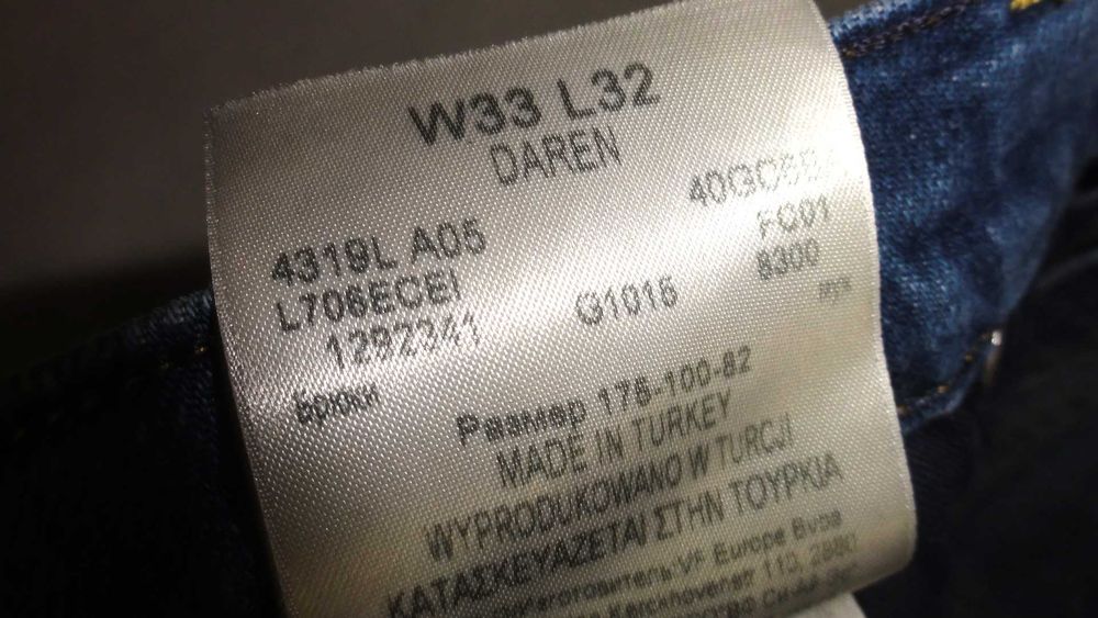 Lee DAREN W33 L32 - oryginalne spodnie Jeans