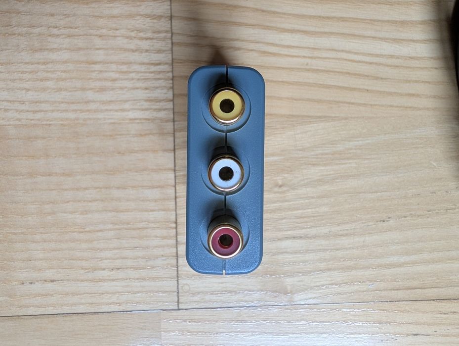 Kabel RCA do konsoli XBOX 360 z przejściówką na SCART (Eurozłącze)