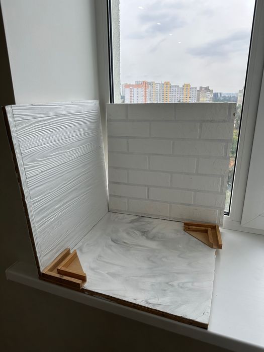 Фото Фон кутовий, деревʼяний двосторонній