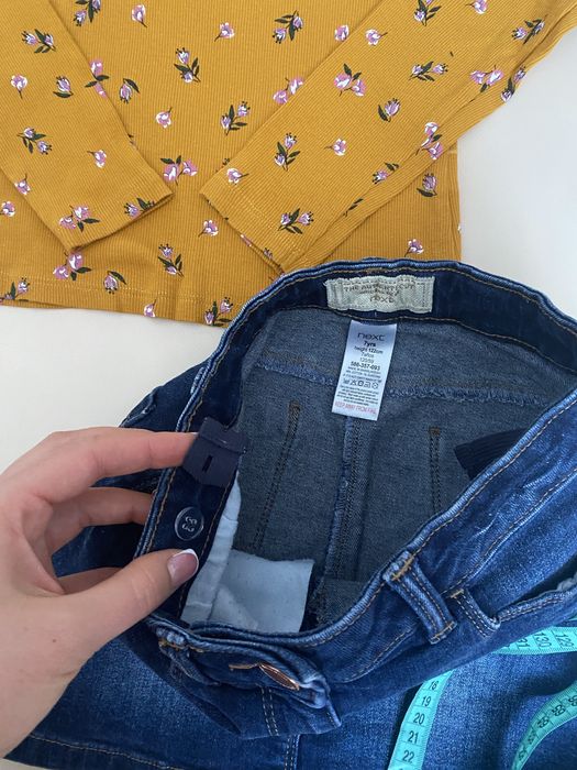 Джинсова спідниця реглан zara  next