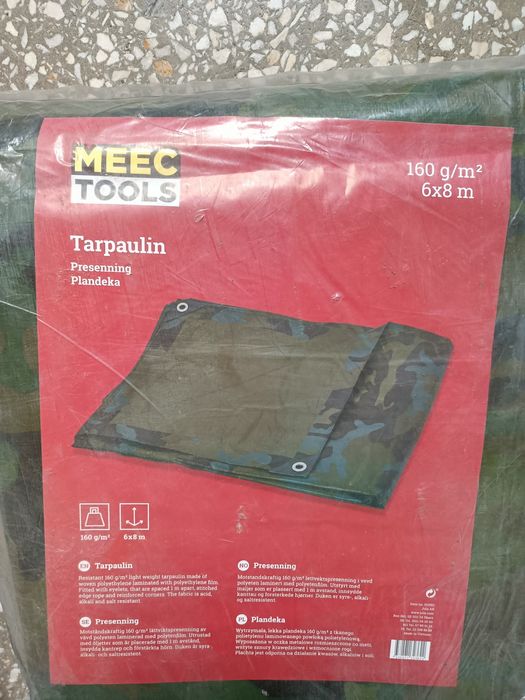 Sprzedam solidną plandekę 6x8 m 160 g